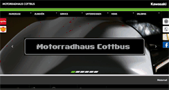 Desktop Screenshot of motorradhaus-cottbus.de